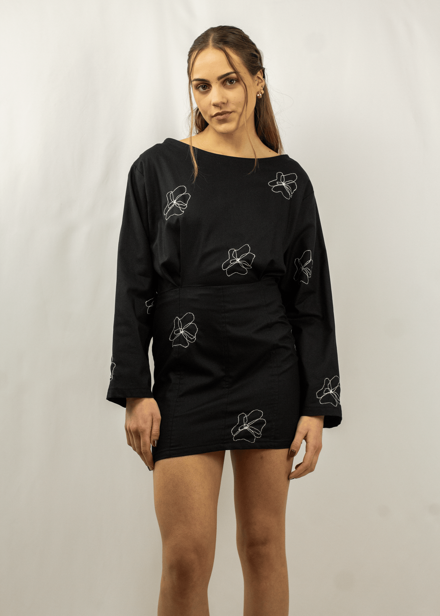Vestido Bordado Flor