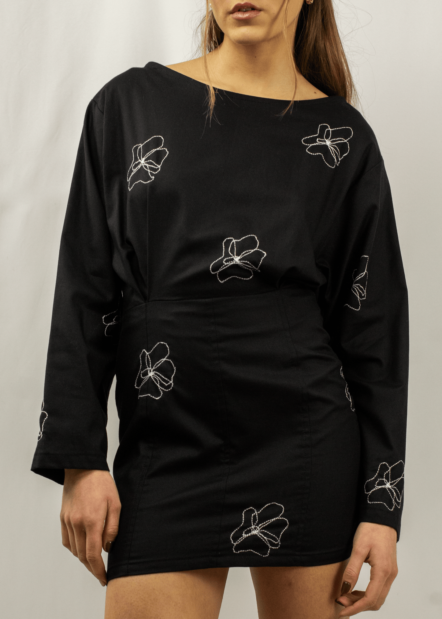 Vestido Bordado Flor