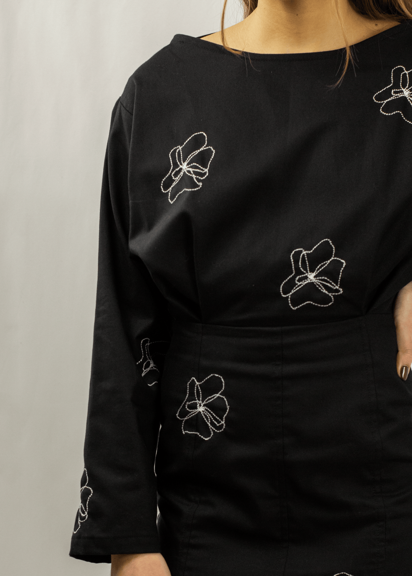 Vestido Bordado Flor