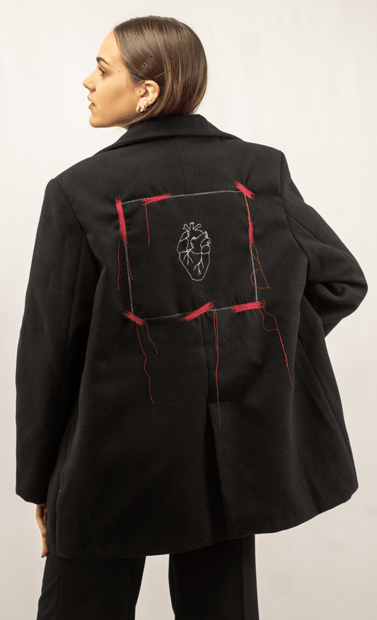 Blazer Coração "medo"